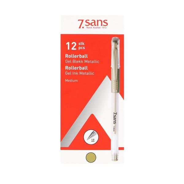 Hovedbilde Roller Ball Gel Ink Metallic (Kartong 12 stk)