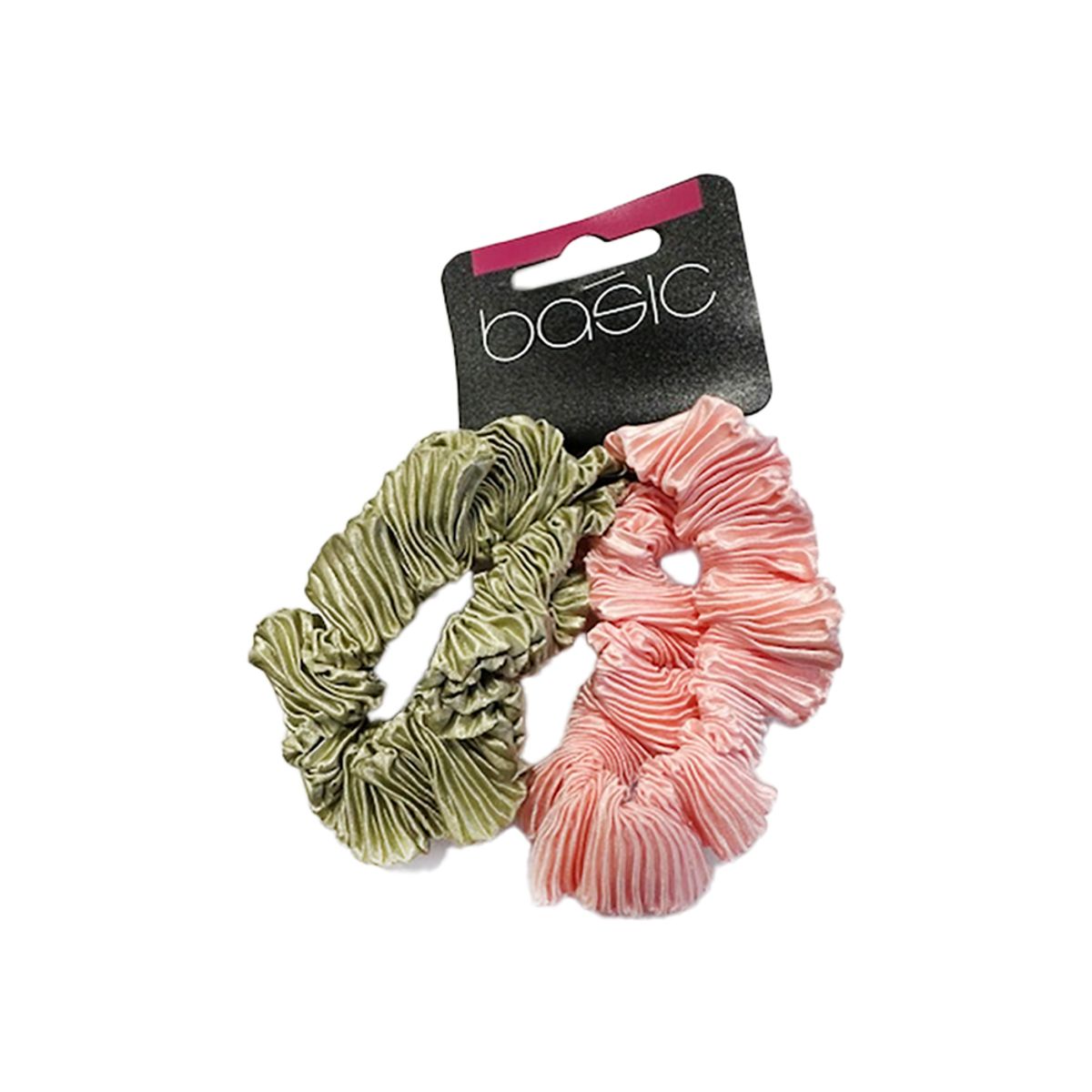 Scrunchies 2-pk - Rosa/Grønn