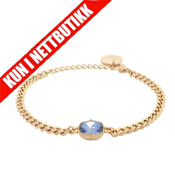 Bilde av Carla Swarovski Armbånd - Denim Blue