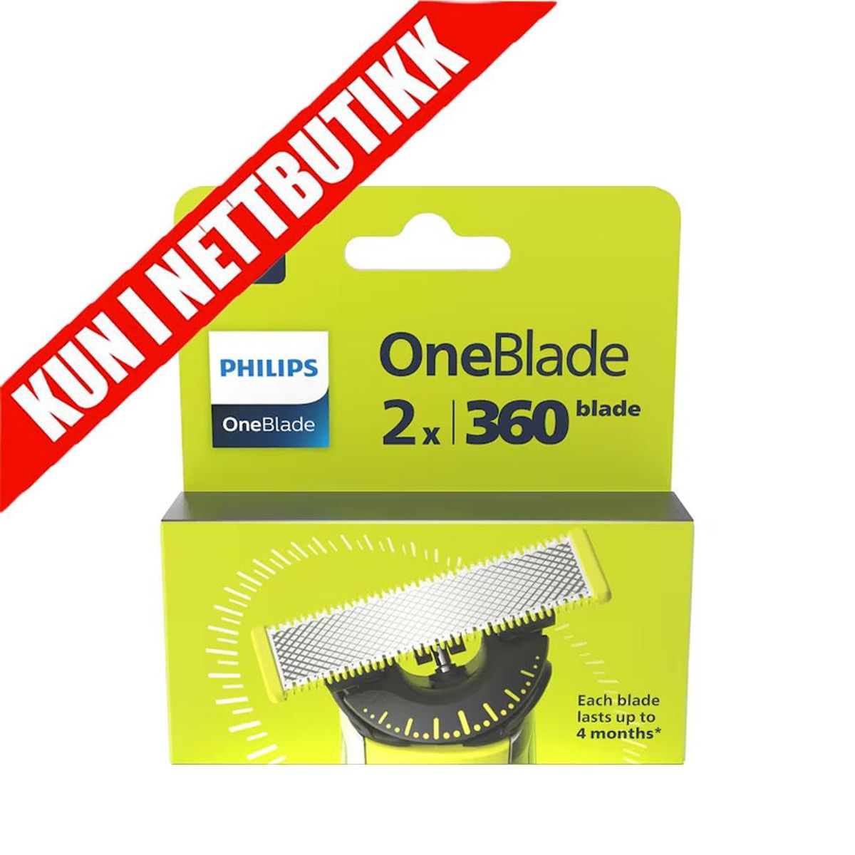 OneBlade 360 Erstatningsblad QP420/50 - 2pk