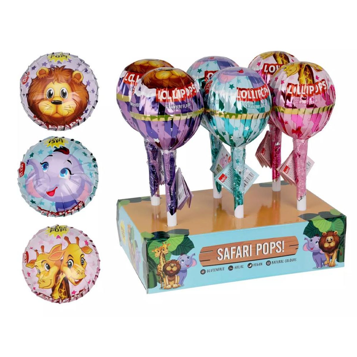 XL Lollipop Safari - 15pk