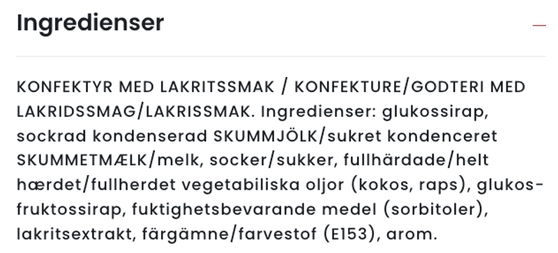 Nox Lakriskaramell (Kartong 72 stk)
