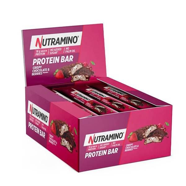 Bilde av Protein Bar Crispy Chocolate & Berries (Kartong 12 x 55g)