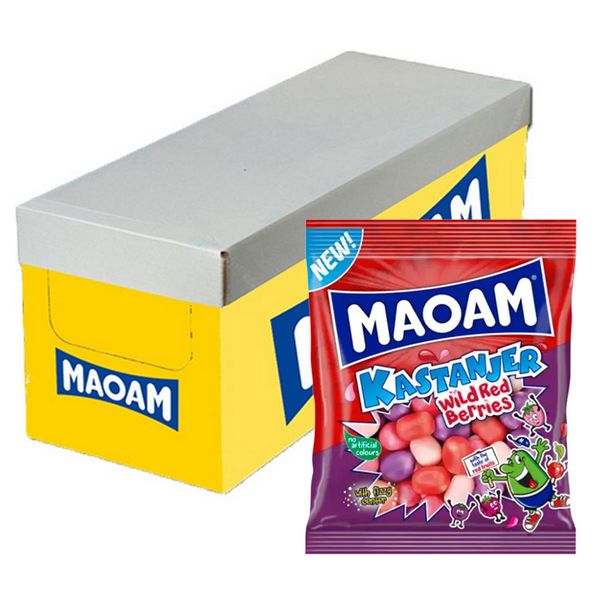 Kastanjer Wild Red Berries (Kartong 14 x 120g)