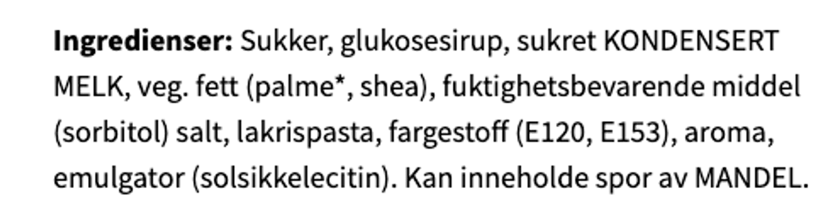 Bringebær/Lakrisfudge 2kg