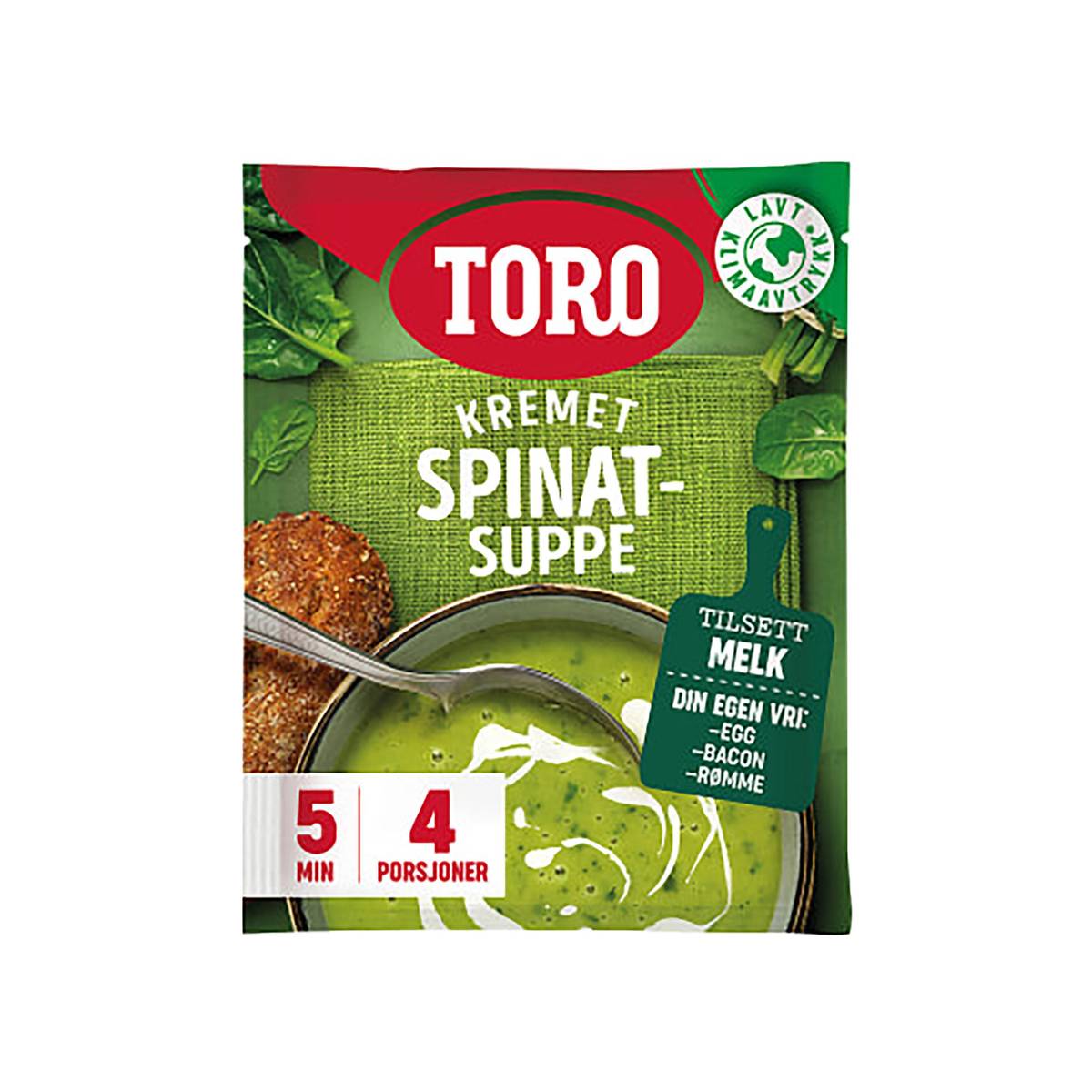 Kremet Spinatsuppe