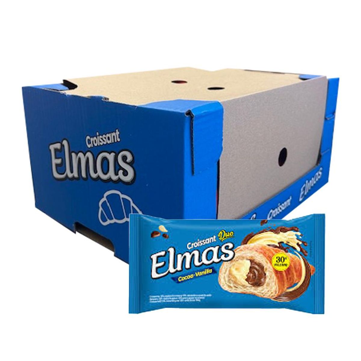 Croissant - Kakao & Vanilje (Kartong 26 x 60g)