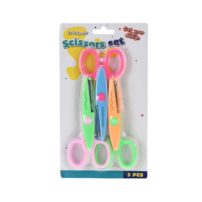 Hovedbilde Mønstersakser - 3pk