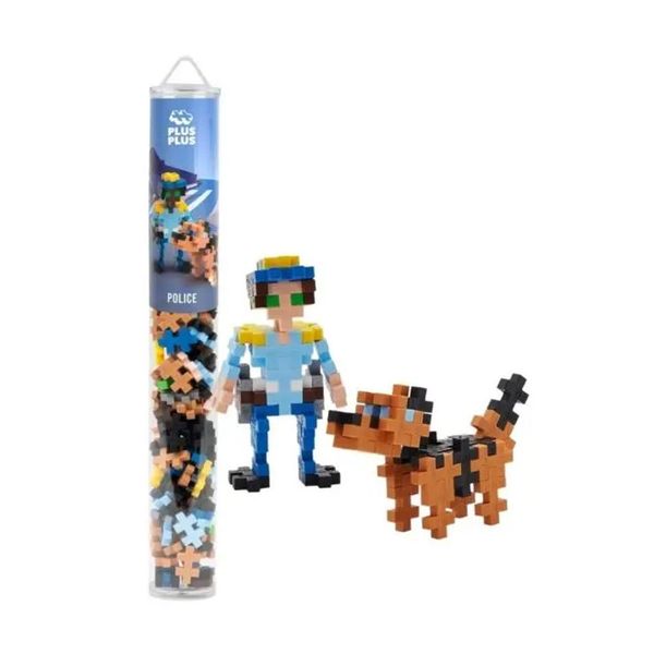 Byggesett 100 Brikker - Police