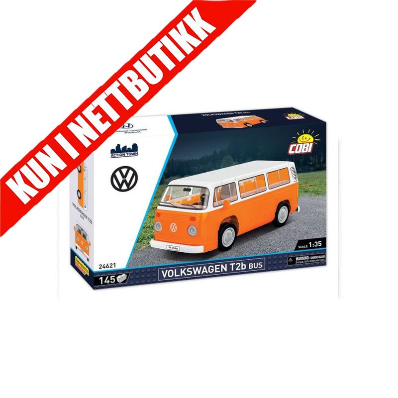 COBI Byggesett  – Action Town VW -145 Deler – Volkswagen T2b Bus