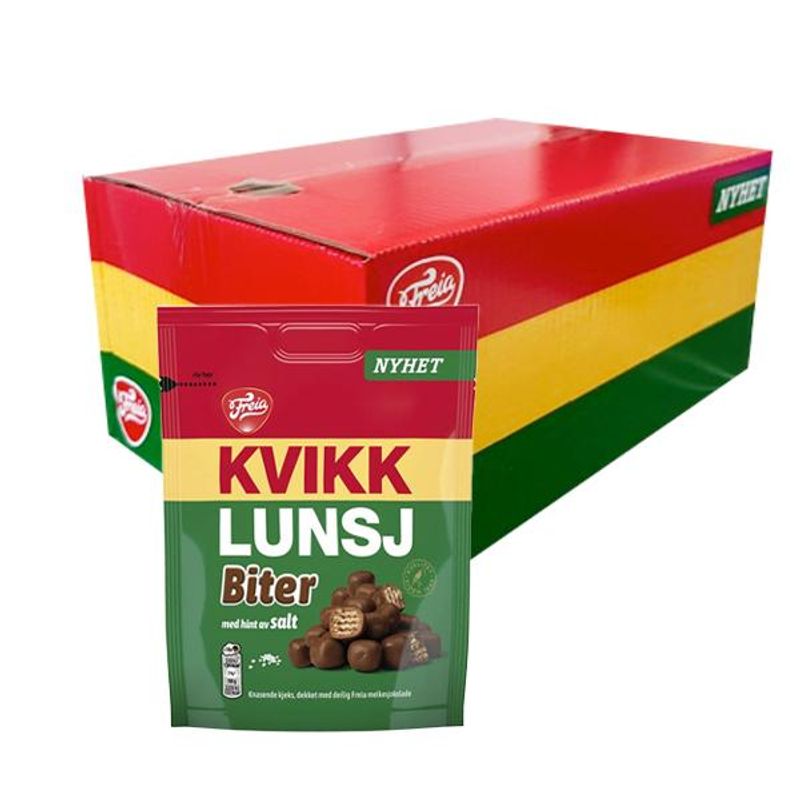 Kvikk Lunsj Biter (Kartong 18 x 130g)