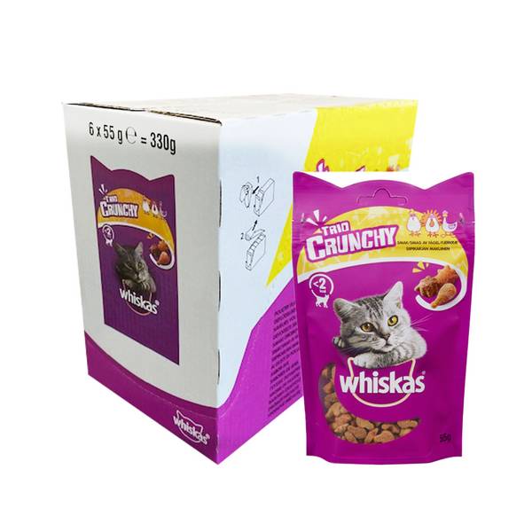 Bilde av Trio Crunchy Fjærkre (Kartong 6 x55g)