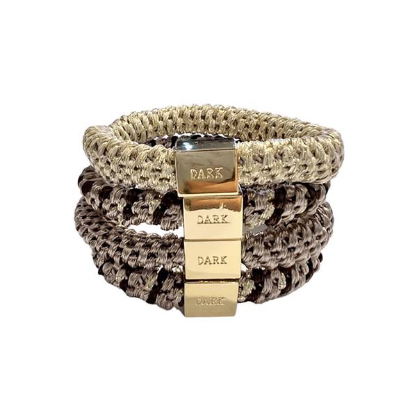 Bilde av Fat Hair Ties 4pk - Brown Mix