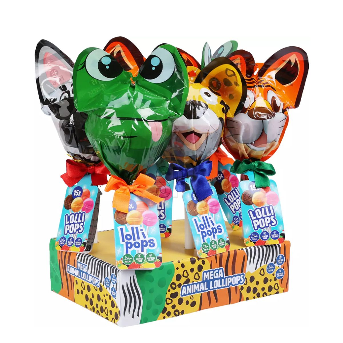 XL Lollipop Animals - 15pk