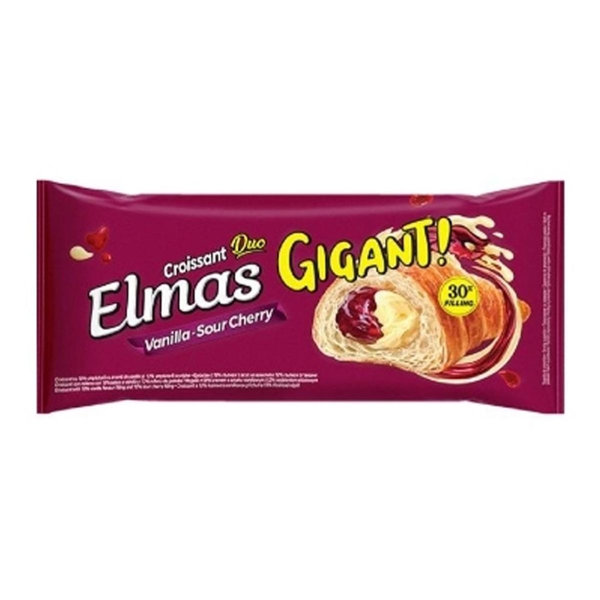 Croissant Gigant - Kirsebær