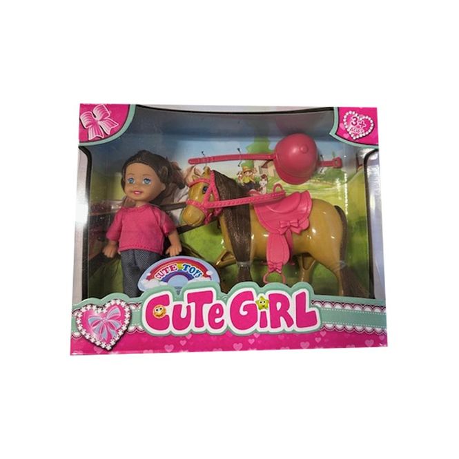Hovedbilde Cute Girl Playset -  Hest