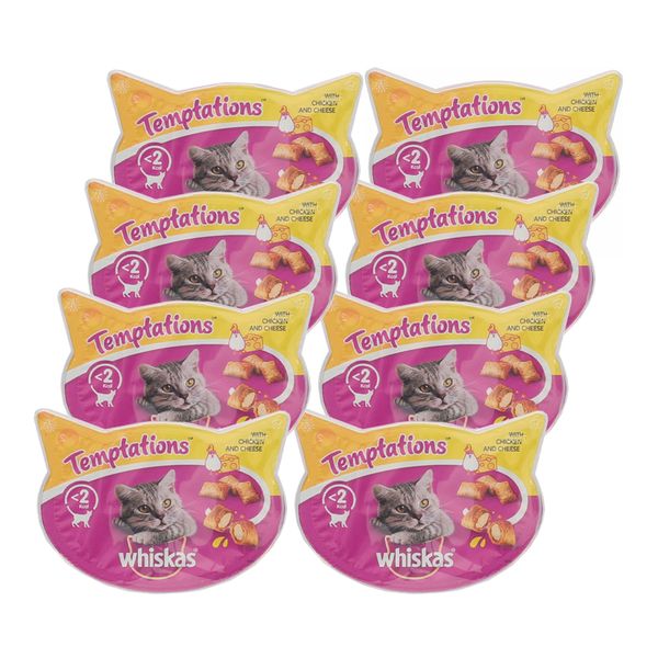 Bilde av Temptations Chicken & Cheese (Kartong 8 x 60g)