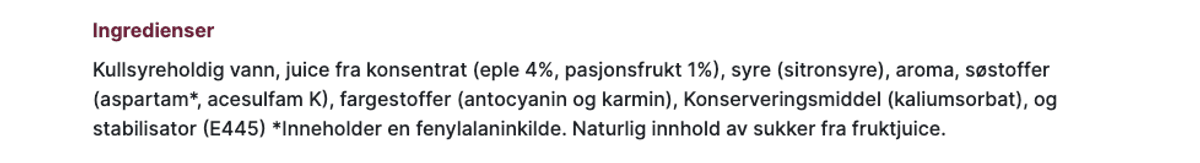 Pasjonsfrukt 10 x 0,33l (Inkl.pant)