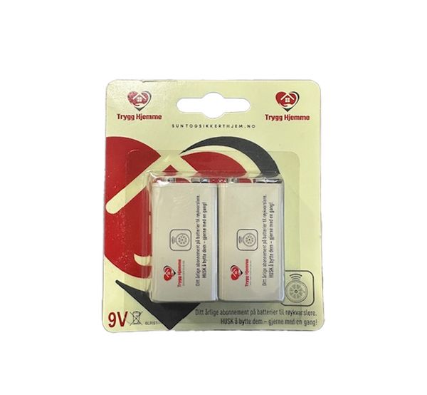 Hovedbilde Batterier 2-pk - 9V