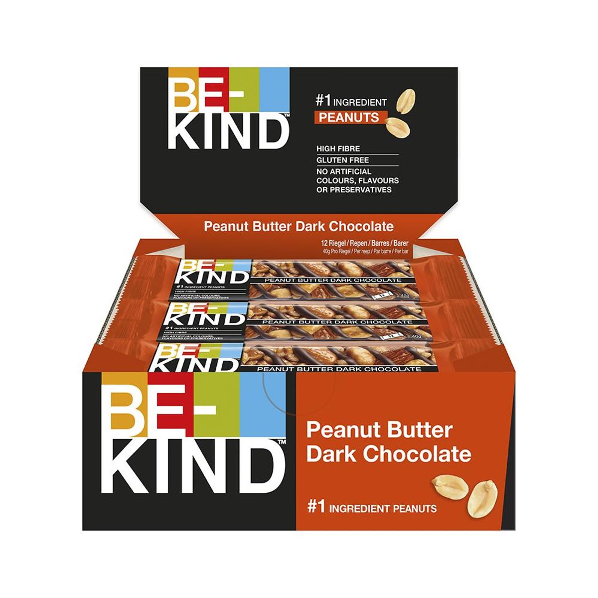 Peanut Butter & Dark Chocolate (Kartong 12 Barer)
