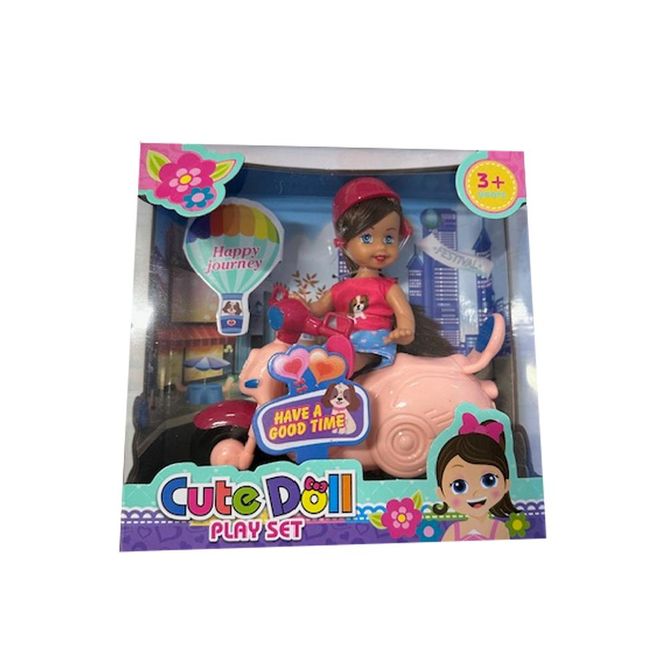 Hovedbilde Cute Girl Playset -  Scooter